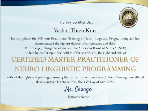 https://vashnathienkim.org/Chứng chỉ chuyên gia NLP bậc Master