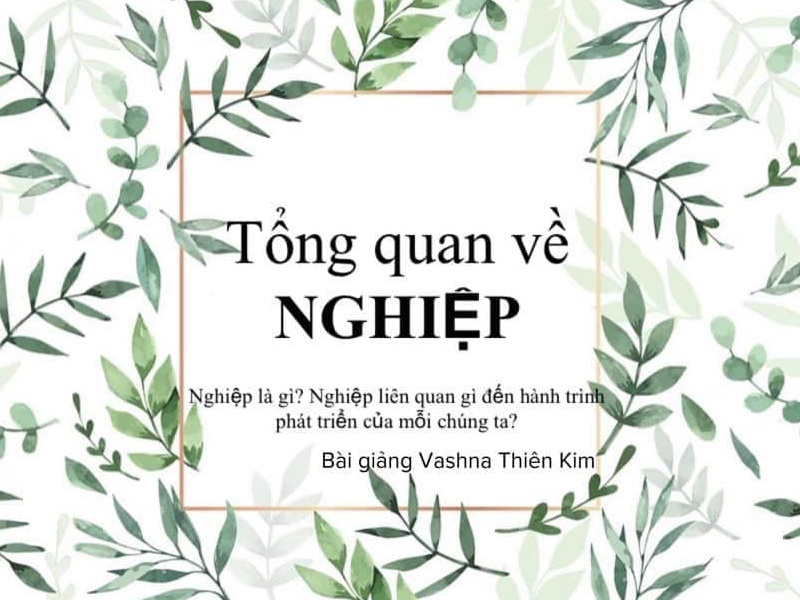 Nghiệp / Karma và Quy chế làm việc của nghiệp (Phần 1)