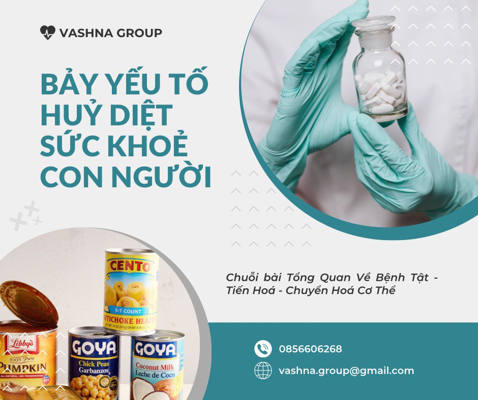 BẢY YẾU TỐ HỦY DIỆT TRONG THỰC PHẨM VÀ DƯỢC PHẨM